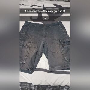 American Eagle flex shorts dark gray